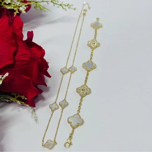 🍀$1500 SET CUSTOM CLOVER MOTHER OF PEARL - Picture 13 of 13